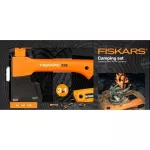 FISKARS SIEKIERA   X5 - XXS + NÓŻ + PIŁA .