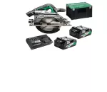 HIKOKI PILARKA TARCZOWA  36V 190mm C3607DB WRZ 2x2,5Ah MV BL HSC