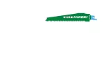 HIKOKI BRZESZCZOT DO PIŁ SZABLASTYCH RPD33B/S956XHM 150mm /1szt.