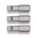 HIKOKI KOŃCÓWKA 1/4" PŁASKIE ZESTAW 4 x 0,5 / 5,5 x 0,8 / 6,5 x 1,2 - 25mm /3szt.