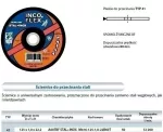 TARCZA METAL INCOFLEX  125*1,0 STAL+INOX...
