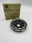TARCZA DIAMENTOWA DO SZLIFOWANIA BETONU 125mm DOUBLE ROW INDIAN PROFESSIONAL
