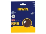IRWIN KRĄŻEK FIBROWY 125mm x 22mm   P 60 /5szt....