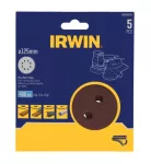 IRWIN KRĄŻEK ŚCIERNY OTW. 125mm  P 40  /5szt.