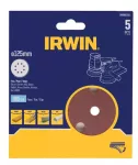 IRWIN KRĄŻEK ŚCIERNY OTW. 125mm  P180  /5szt.