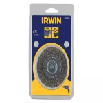 IRWIN SZCZOTKA TARCZOWA Z TRZPIENIEM  75mm x 10mm INOX