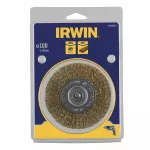 IRWIN SZCZOTKA TARCZOWA Z TRZPIENIEM 100mm x 12mm