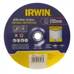 IRWIN TARCZA DO SZLIFOWANIA METALU/STALI NIERDZEWNEJ WYPUKŁA 230mm x 6,0mm x 22,23mm
