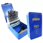 IRWIN WIERTŁO METAL HSS DIN-338 KPL.25sz 1,0 - 13,0 mm co 0,5 mm