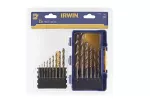 IRWIN ZESTAW 15szt. HSS TiN 1.5mm, 2mm, 2.5mm, 3mm, 3.5mm, 4mm, 4.5mm, 5mm, 5.5mm, 6mm, 6.5mm, 7mm, 8mm, 9mm, 10mm