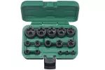 JONNESWAY KOŃCÓWKI TORX PLUS 15cz. 1/4", 3/8", 1/2"   S33H5115S