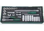 JONNESWAY KPL.KLUCZY NASAD. 1/4" 3/8"S04H3157SP 57elem....
