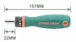 JONNESWAY WKRĘTAK Z GRZECHOTKĄ 1/4" 24z.