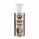 K2 SYNTETYCZNA POWŁOKA GUMOWA W SPRAYU. COLOR FLEX GUMA W SPRAYU - BIAŁA 400ML