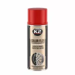 K2 SYNTETYCZNA POWŁOKA GUMOWA W SPRAYU. COLOR FLEX GUMA W SPRAYU - CZERWONA 400ML