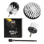 K2 ZESTAW SZCZOTEK NA WKRĘTARKĘ  BRILL SET PRO 3szt