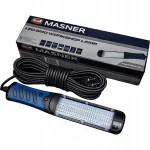 MASNER LATARKA WARSZTATOWA LED NA KABLU. LATARKA WARSZTATOWA COB 100 LED, KABEL 10M