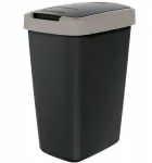 KEDEN KOSZ NA ŚMIECI COMPACTA Q 12L - JASNY BRĄZ/CZARNY