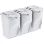 KEDEN KOSZ NA ŚMIECI SORTIBOX 35L SET 3 - POPIELATY.... ..