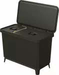 KEDEN KOSZ NA ŚMIECI SYSTEMA 23L + 10L - CZARNY RECYKLING