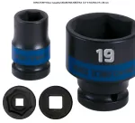 KING TONY NASADKA KRÓTKA UDAROWA 6K  1/2" 19x38...