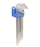 KING TONY TORX  9szt.1127  OTW.  UCHWYT PLASTIKOWY T10,T15,T20,T25,T27,T30,T40,T45,T50.