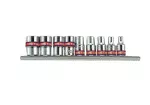 KING TONY ZESTAW  NASADEK IMBUSOWYCH 1/4" 9cz. 5/32"-1/2" CHROM ...
