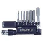 KING TONY ZESTAW BITÓW 1/4" Z ADAPTEREM KĄT.7cz.....
