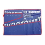 KING TONY ZESTAW KLUCZY PŁASKO-OCZKOWYCH 6-32mm 26szt. ETUI.......
