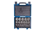 KING TONY ZESTAW NASADEK 1/2" 27cz  12-KĄT. 8-36mm WALIZKA
