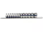 KING TONY ZESTAW NASADEK 1/4"  13cz. 4-14mm