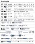 KING TONY ZESTAW NASADEK 1/4"+3/8"+1/2" 103cz. 6-kąt./12-kąt 4 - 32mm Z AKCESORIAMI, WKŁAD Z PIANKI EVA DO WÓZKA ...