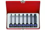 KING TONY ZESTAW NASADEK UDAROWYCH 1/2"  7cz.DŁ.TORX T25-T60 T25,T30,T40,T45,T50,T55,T60, KASETA