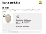 KLINGSPOR KRĄŻEK 125 PS33 CK100szt. 60 OTWGLS5 SZPACHLA