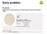 KLINGSPOR KRĄŻEK 150 PS33CK gr.100 OTW.GLS3/100 szt. SZPACHLA