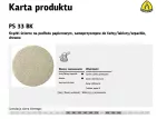KLINGSPOR KRĄŻEK 225 PS33BK  gr.180 /50szt. SZPACHLA