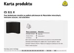 KLINGSPOR PASY BEZKOŃCOWE  F4G 100* 1500 gr.100 CS321X 1szt...