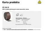 KLINGSPOR PŁÓTNO ROLKA 200mm  60 CS310X (25mb)..