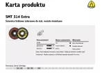 KLINGSPOR ŚCIERNICA LISTKOWA  SMT314 125 P 40 EXTRA WYPUKŁA.