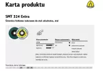 KLINGSPOR ŚCIERNICA LISTKOWA  SMT324 115 P 40 EXTRA . WYPUKŁA...