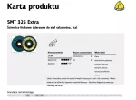 KLINGSPOR ŚCIERNICA LISTKOWA  SMT325 125 P 40 Extra WYPUKŁA.