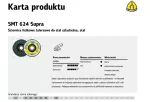 KLINGSPOR ŚCIERNICA LISTKOWA  SMT624 125 P 60 SUPRA WYPUKŁA.