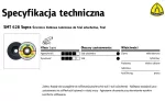 KLINGSPOR ŚCIERNICA LISTKOWA  SMT628 125 P 80 SUPRA WYPUKŁA
