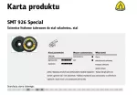 KLINGSPOR ŚCIERNICA LISTKOWA  SMT926 125 P 40 Specia l - AGRESYWNA  WYPUKŁA.