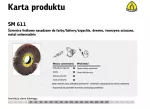 KLINGSPOR ŚCIERNICA TARCZOWA LISTKOWA 165*25*43 gr. 40 SM611