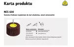 KLINGSPOR ŚCIERNICA TRZPIENIOWA LISTKOWA 80*50*6 NCS600 P150... MEDIUM