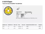 KLINGSPOR TARCZA DO ALUMINIUM 125mm x 1,0mm x 22,2mm  A60N Supra