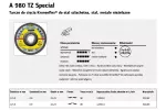 KLINGSPOR TARCZA DO METALU  115mm x 0,8mm 22,2mm  A980 TZ Special .