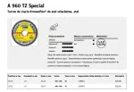 KLINGSPOR TARCZA DO METALU  125mm x 1,0mm x 22,2mm  A960 TZ Special .