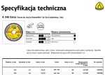 KLINGSPOR TARCZA DO METALU  125mm x 1,6mm x 22,2mm  A346 Extra
